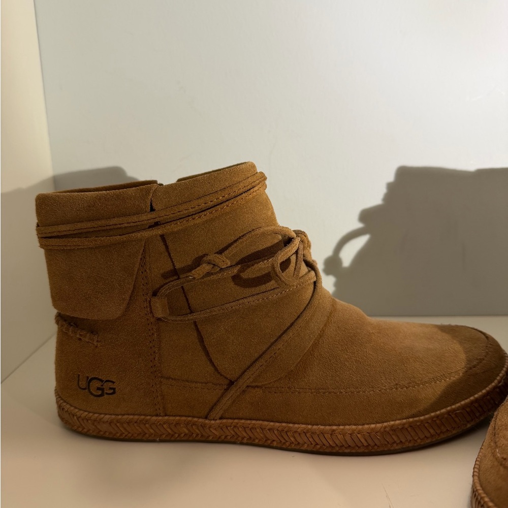 UGG Tan Suede Boots - Picture 2 of 7
